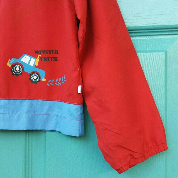 Healthtex Boys Monster Truck Lightweight Jacket 7 - Picture 5 of 10